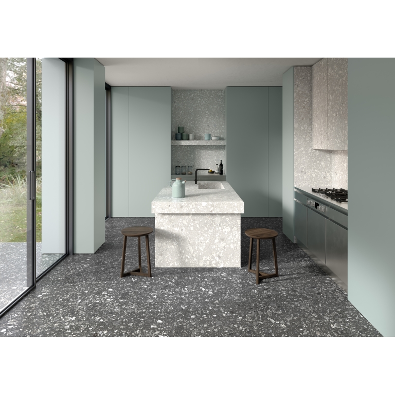 MIXT 2 - 24X24 PEBBLE, DARK, MATTE